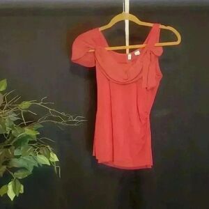 Moth by Anthropologie Red Top Size Medium